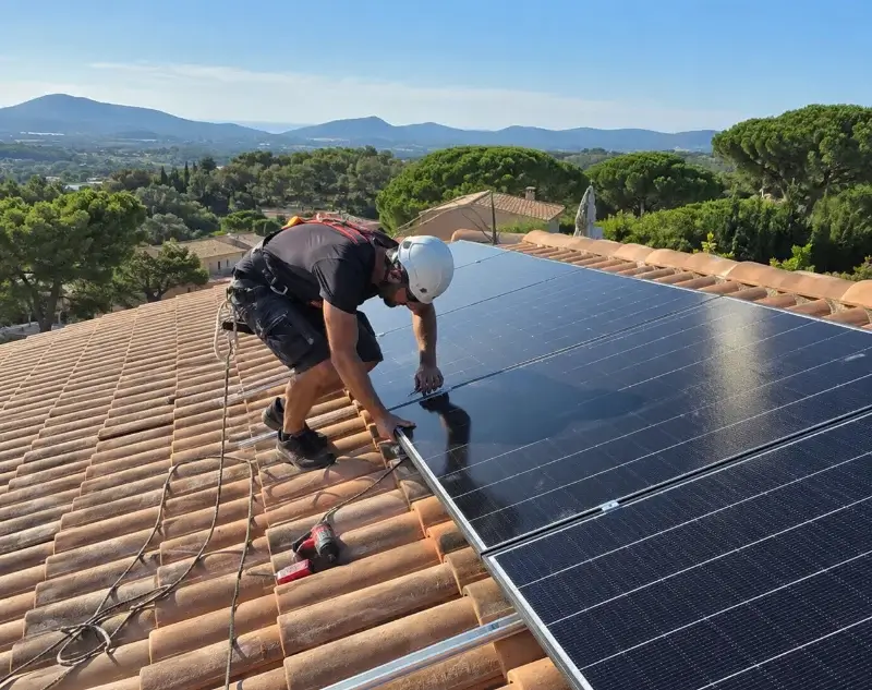 Installateur panneaux solaires Pierre-Châtel — pose photovoltaïque sur toiture