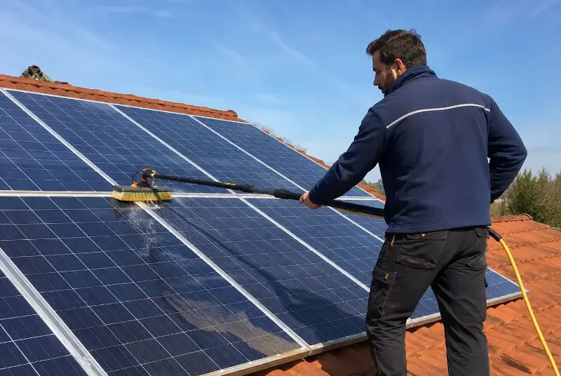 Nettoyage et entretien de panneaux solaires à Pierre-Châtel