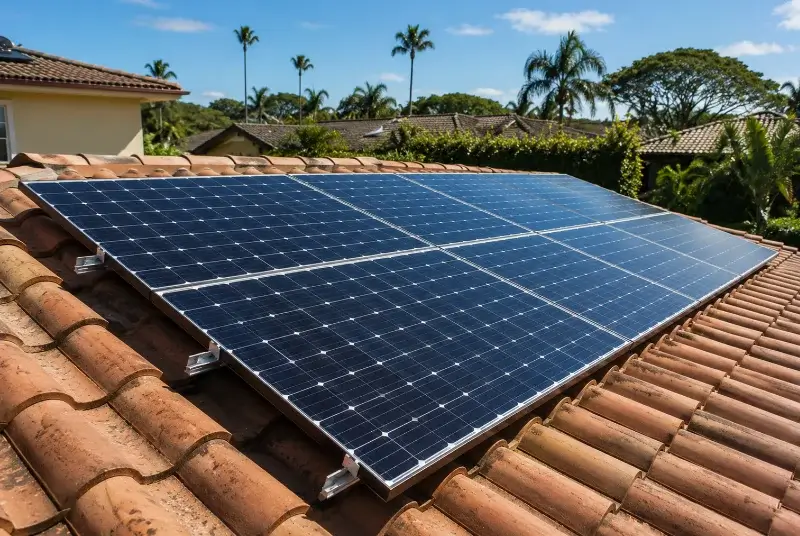 Installation de panneaux solaires à Pierre-Châtel